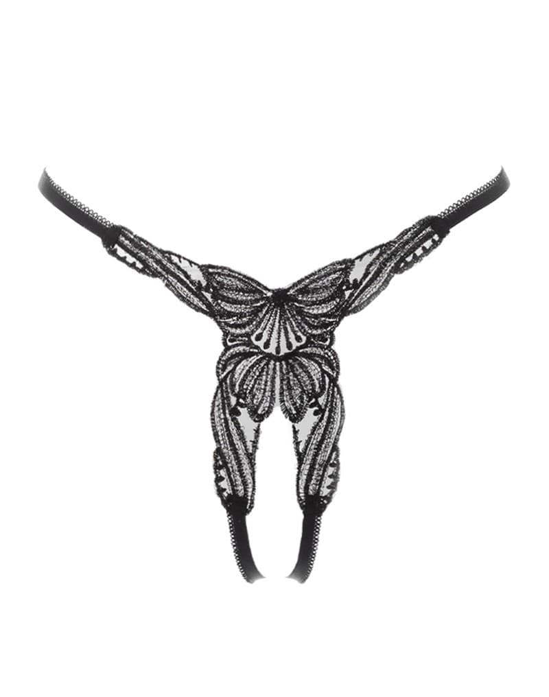 Amorable by Rimba - Open String - One Size - Zwart (art. 1277) 4