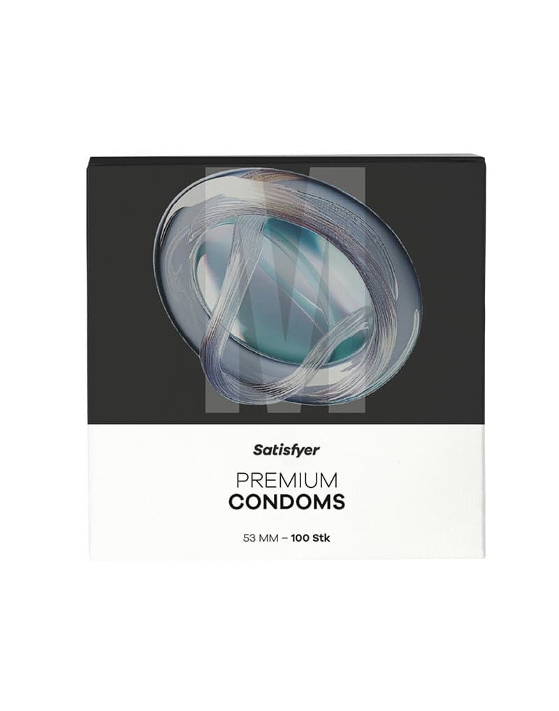 Satisfyer - Condooms - Maat 53 (M) - 100 stuks