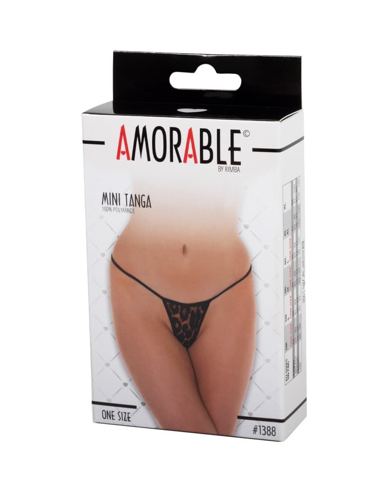 Amorable by Rimba - Mini String - One Size - Luipaardprint 2