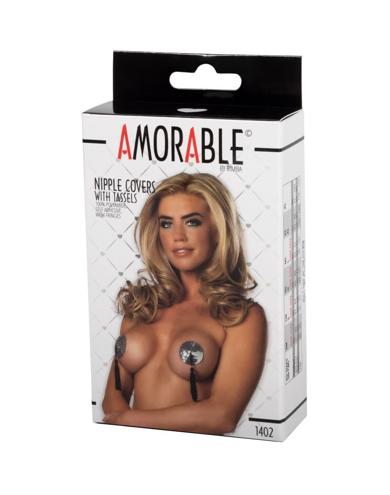 Amorable by Rimba - Tepelbedekkers met Franjes - Zilverkleurig 2