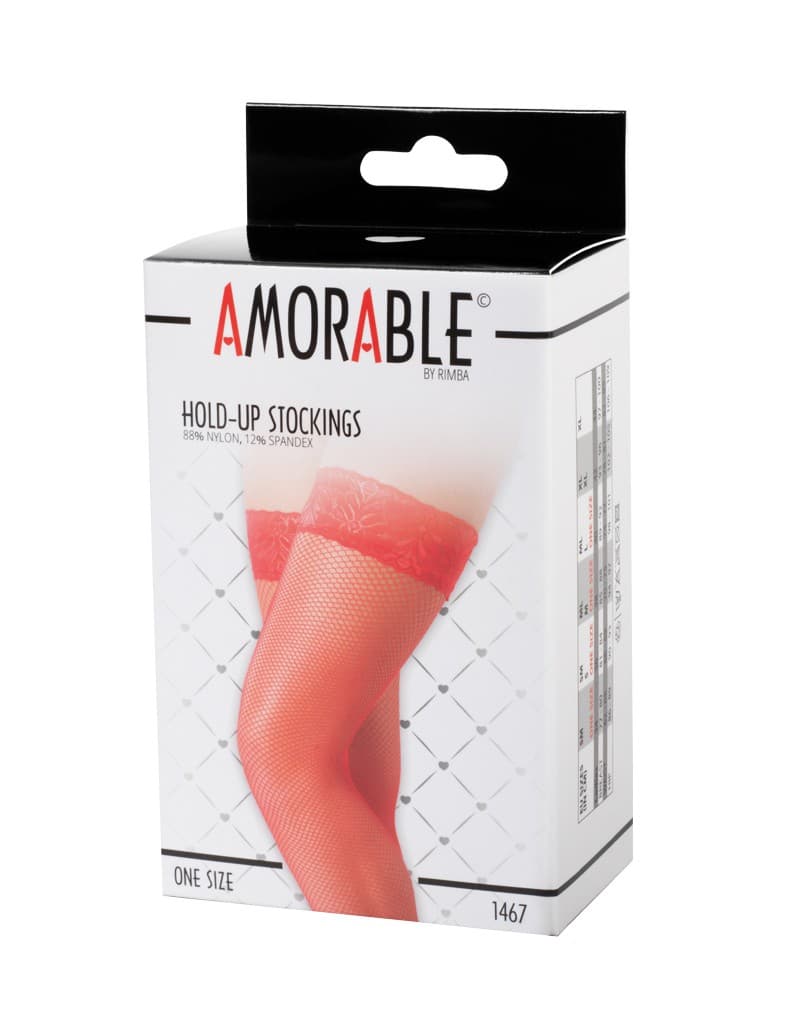 Amorable by Rimba - Hold-Up Netkousen - One Size - Rood 2