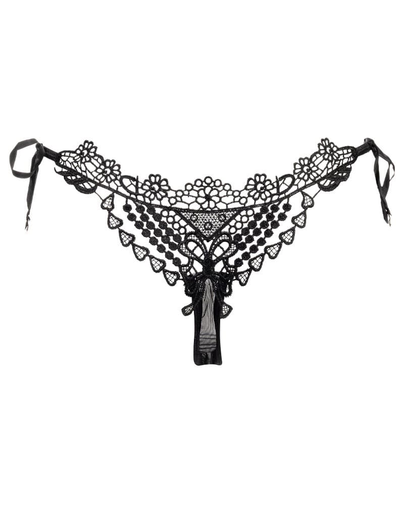 Amorable by Rimba - Tanga Slip - One Size - Zwart 5