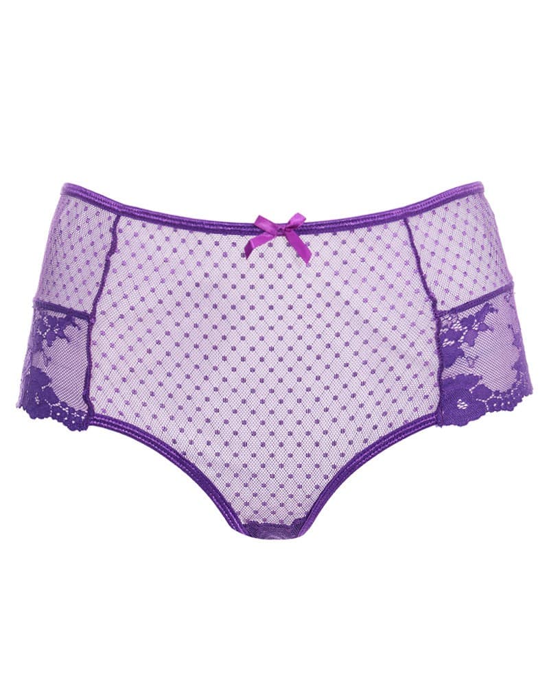 Amorable by Rimba - Slip met Open Achterkant - One Size - Paars 4