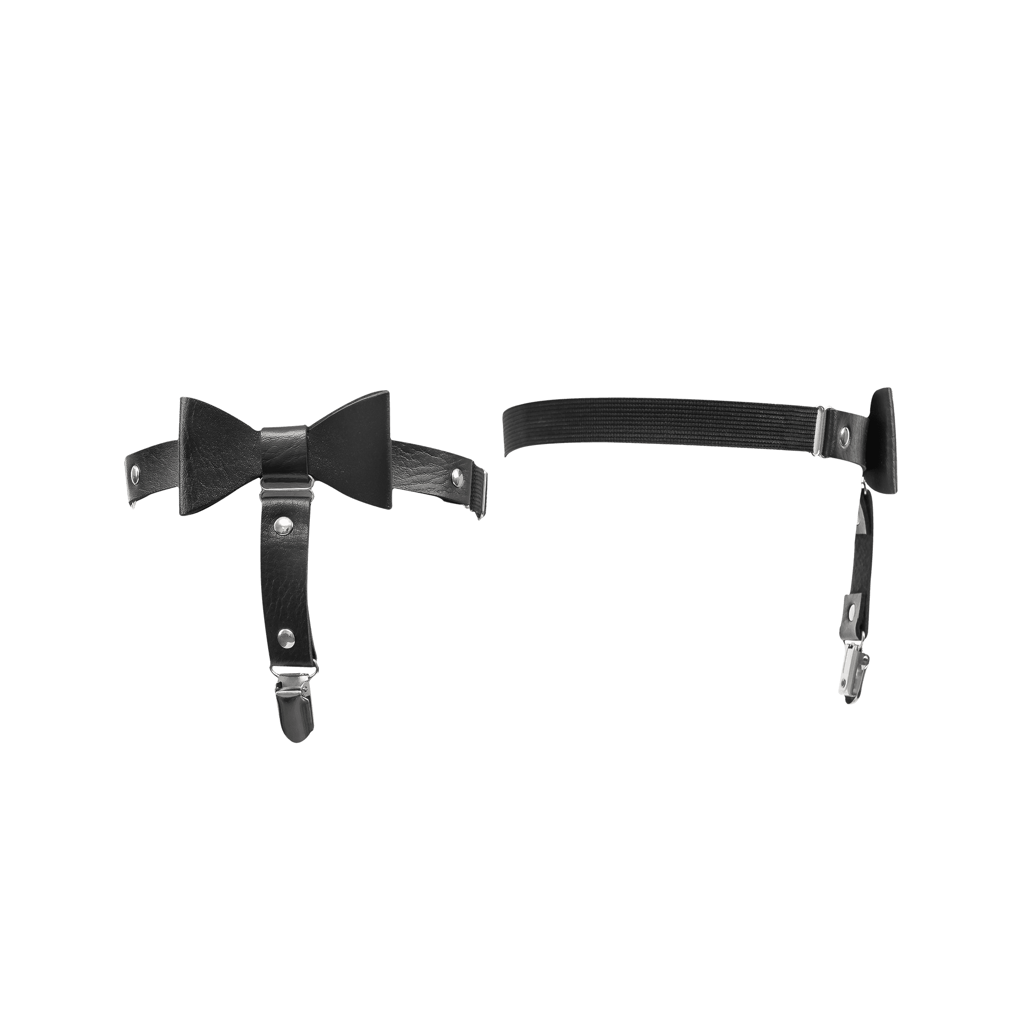 Amorable by Rimba - Jarretelset - One Size - Zwart, Zilver 4