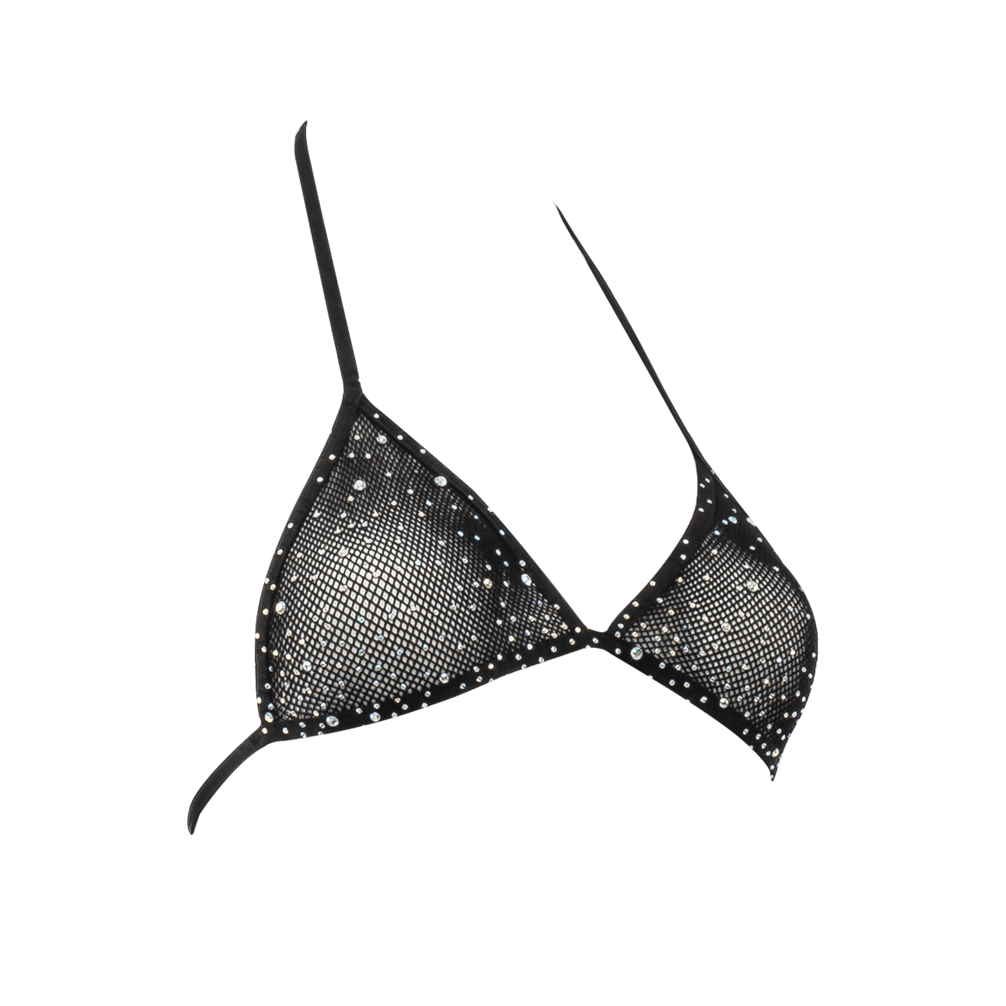 Amorable by Rimba - Sexy Visnetset met Strass - Zwart 9