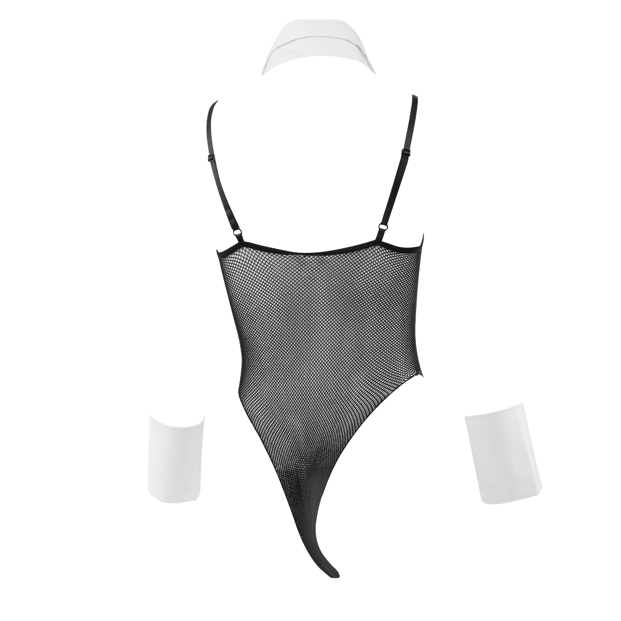 Amorable by Rimba - Serveerster outfit - One Size - Zwart, Wit 5