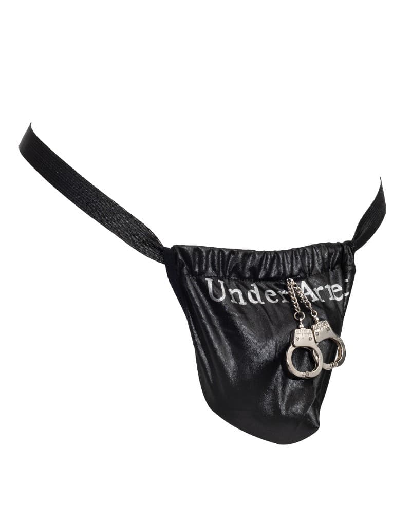 Amorable by Rimba - String met tekst - One Size - Zwart 5