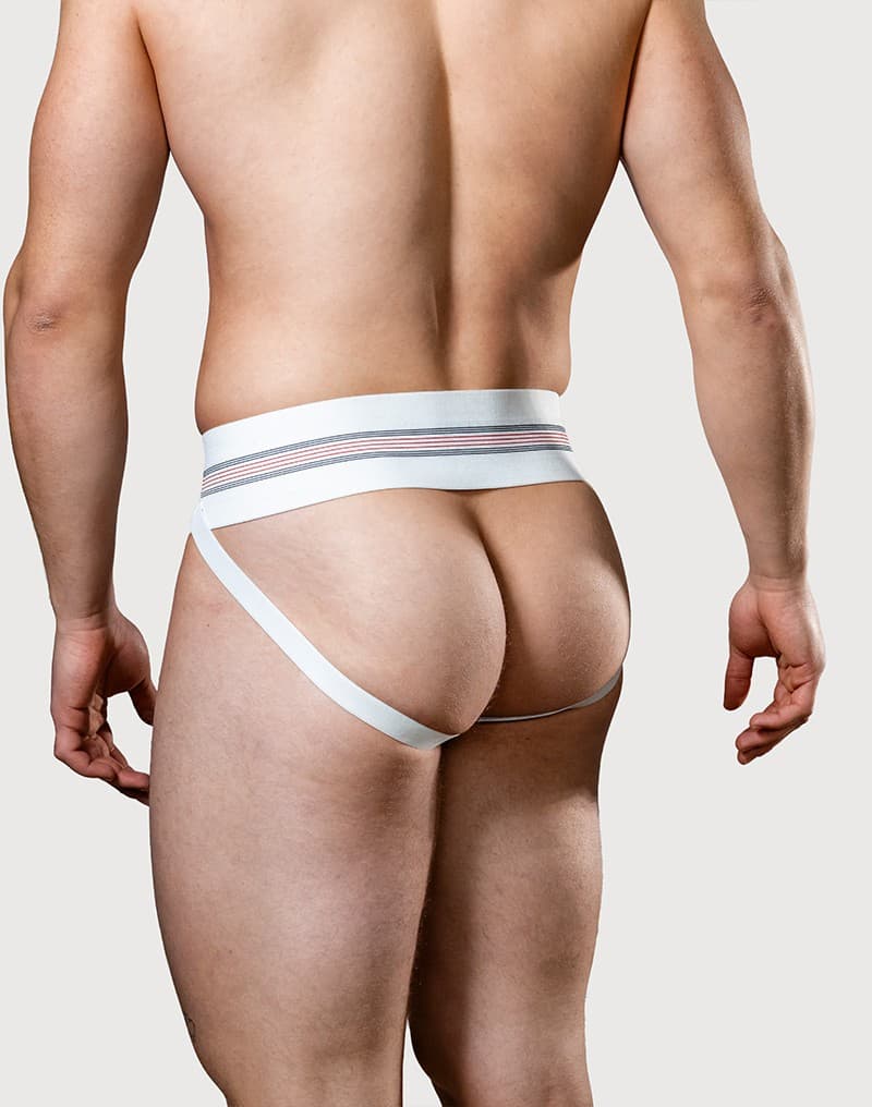 MM - Jockstrap - Wit (7.5 cm / 3 inch) 4