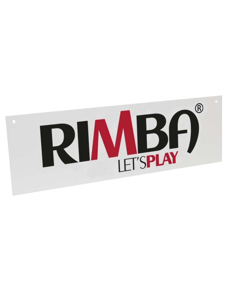 Rimba -  Sign with logo Rimba Let's Play 2