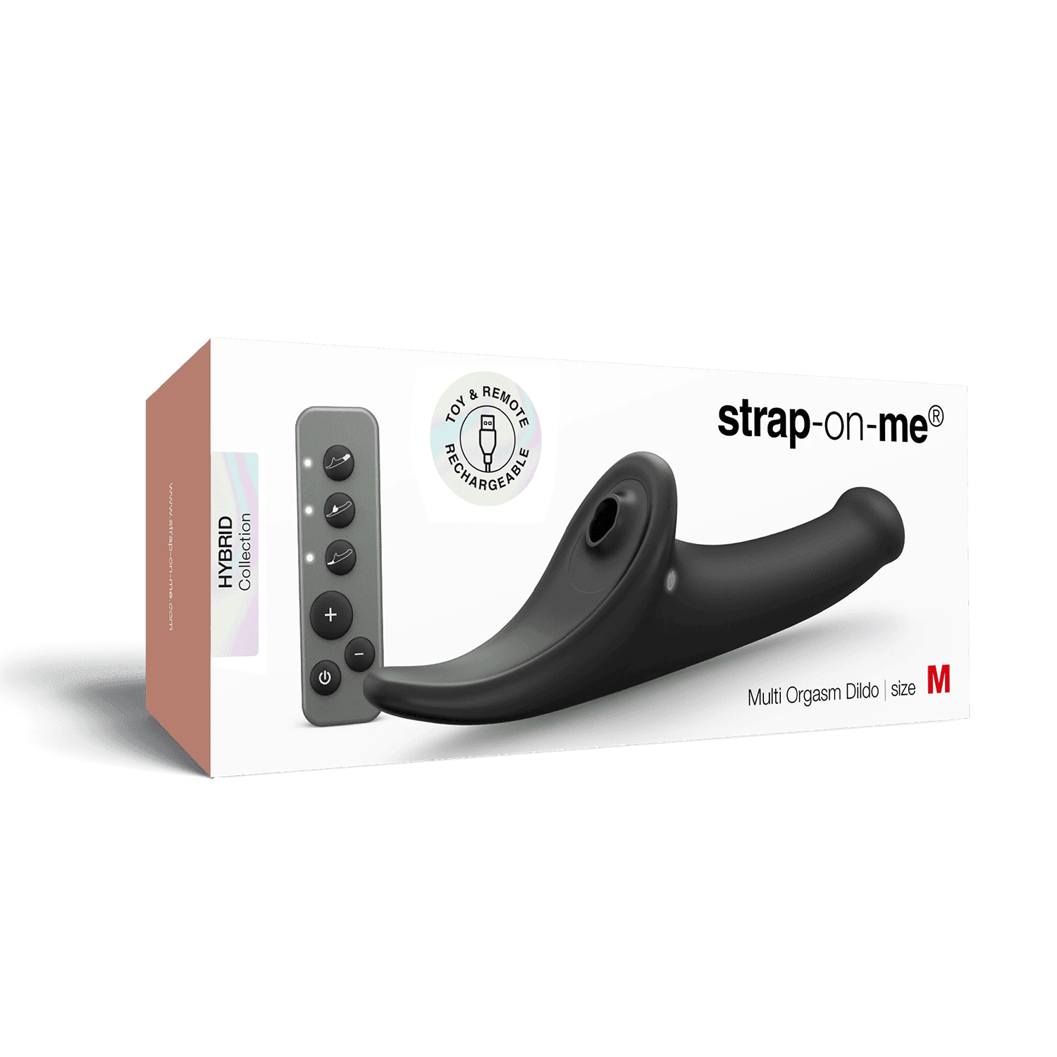 Strap-On-Me – Multi Orgasm Dildo – Maat M – Zwart 2