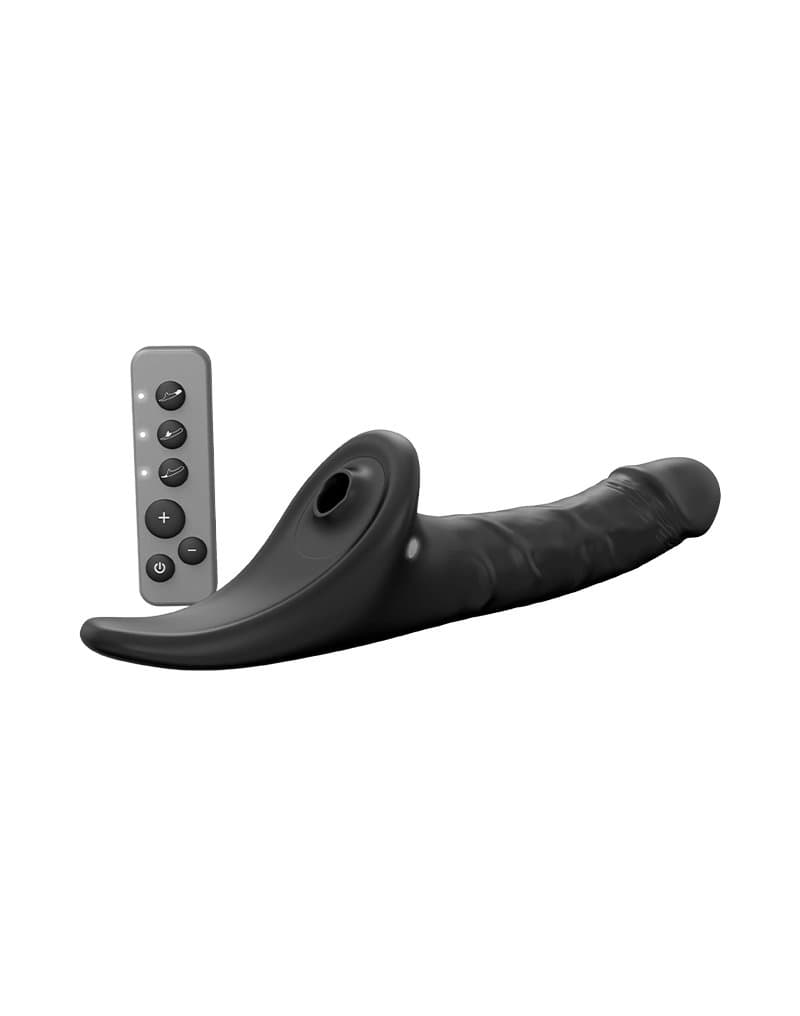Strap-On-Me - Multi Orgasm Realistic Dildo - Maat M - Zwart