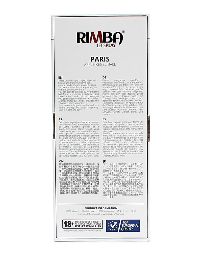 Rimba Toys - Paris - Appelvormige Kegelbal - Paars 6