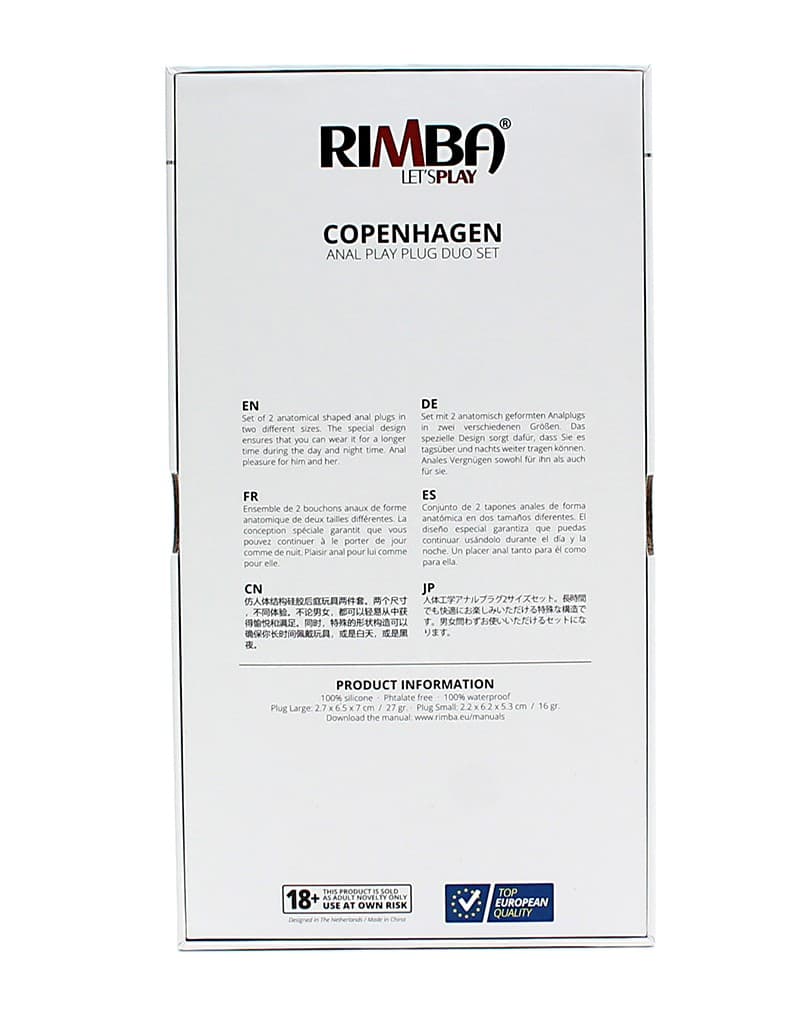 Rimba - Copenhagen anal plugs (art. 2530) 8