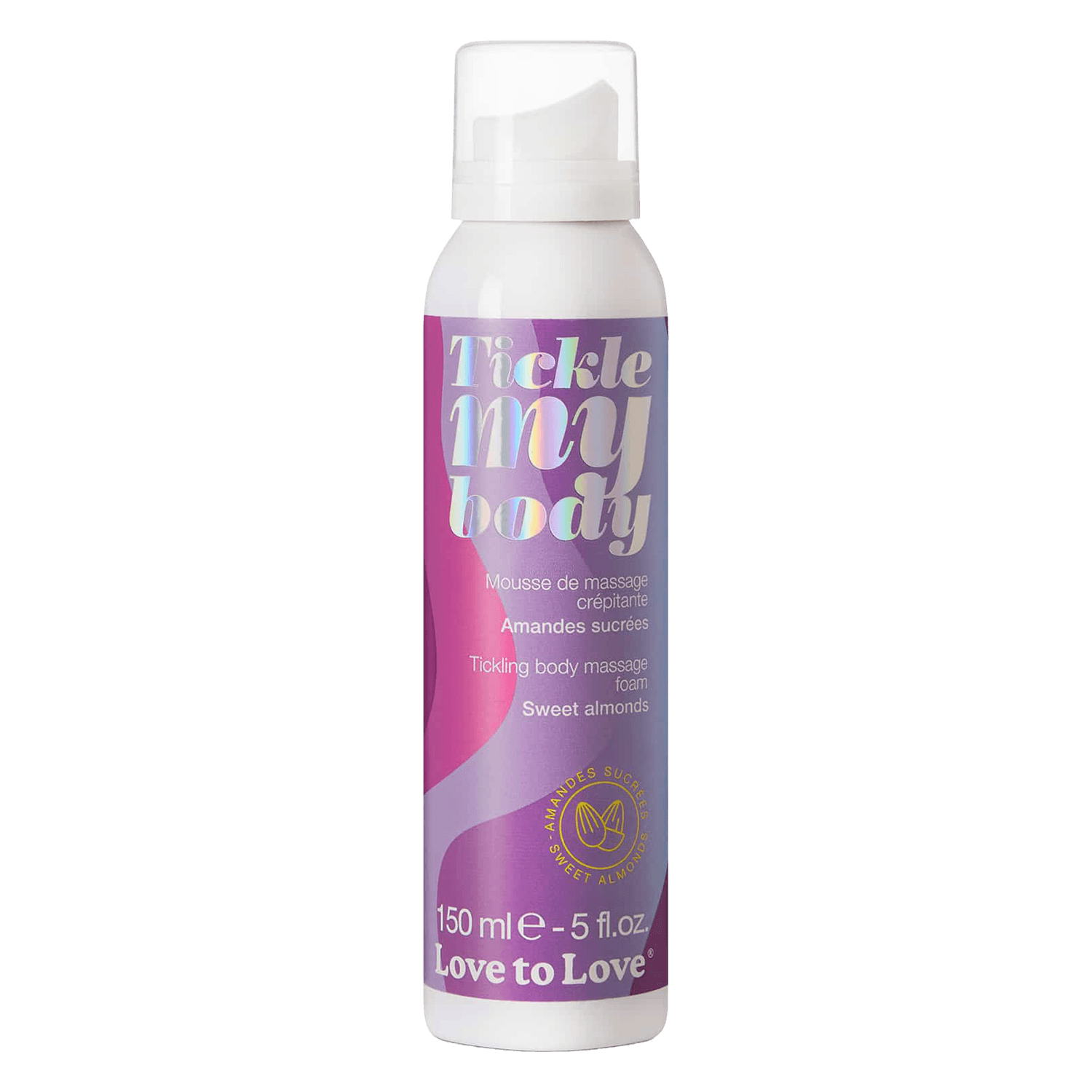 Love to Love - Tickle My Body - Massage Schuim - Gesuikerde Amandel - 150 ml 5