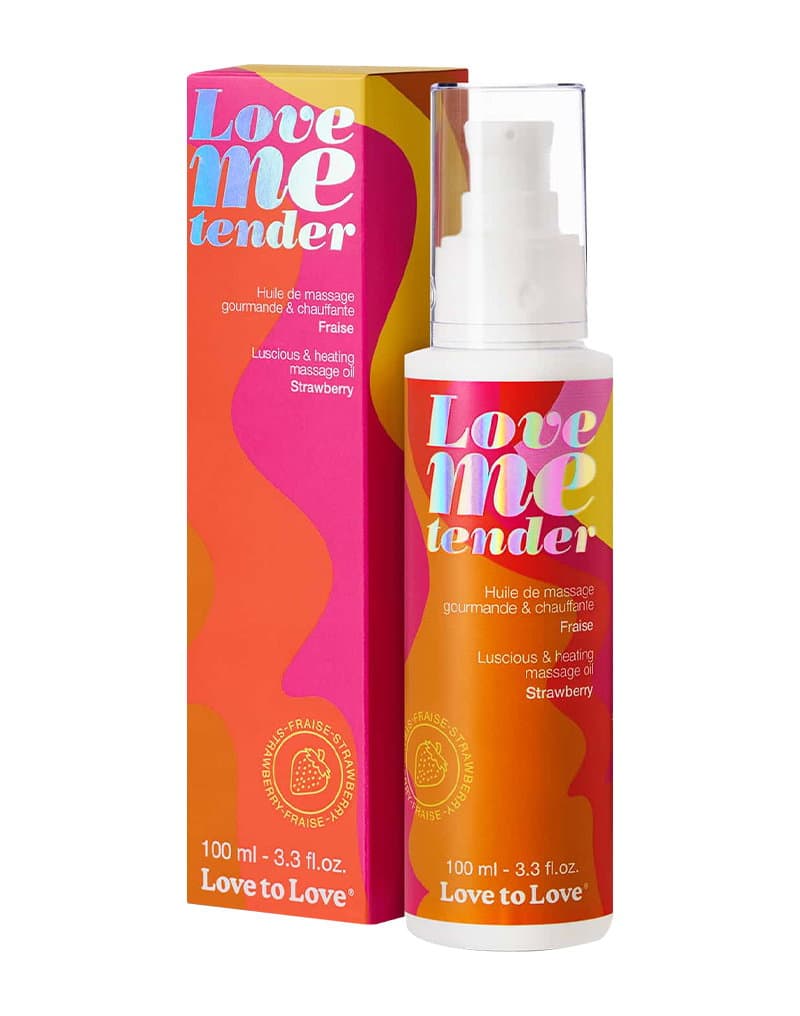Love To Love - Love Me Tender Massageolie - Strawberry