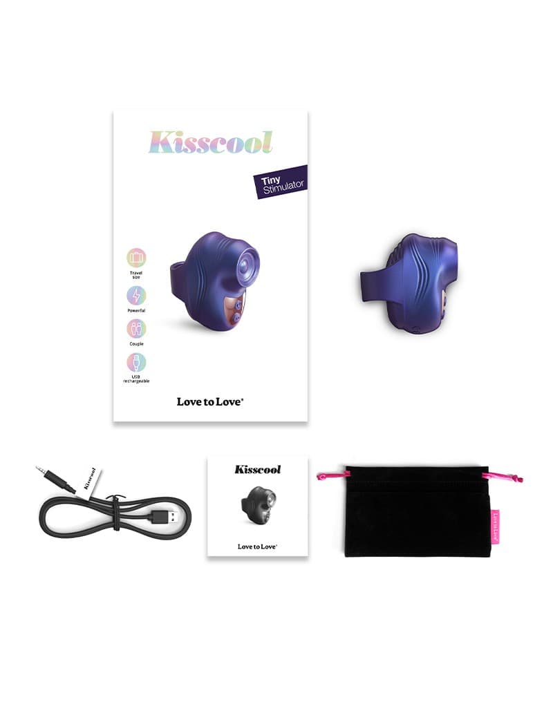 Love to Love - Kisscool - Iridescent  - Blauw 3
