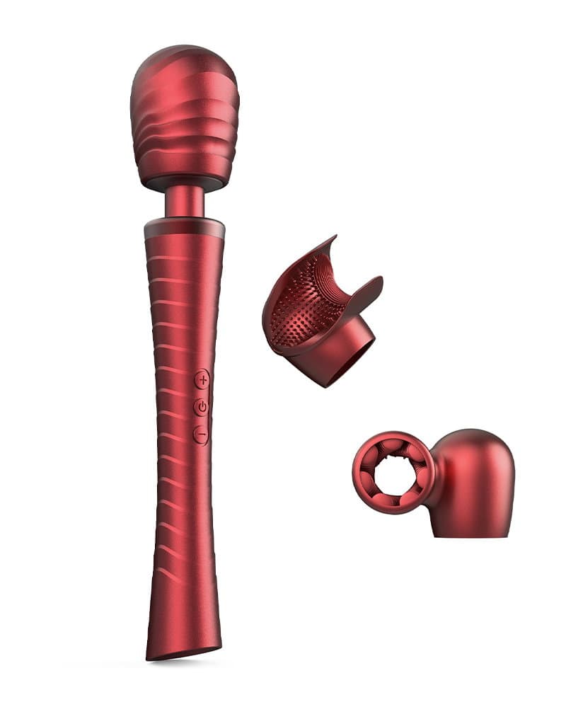 MANWAN - Man.Wand Edgy - Wandvibrator - Red Velvet
