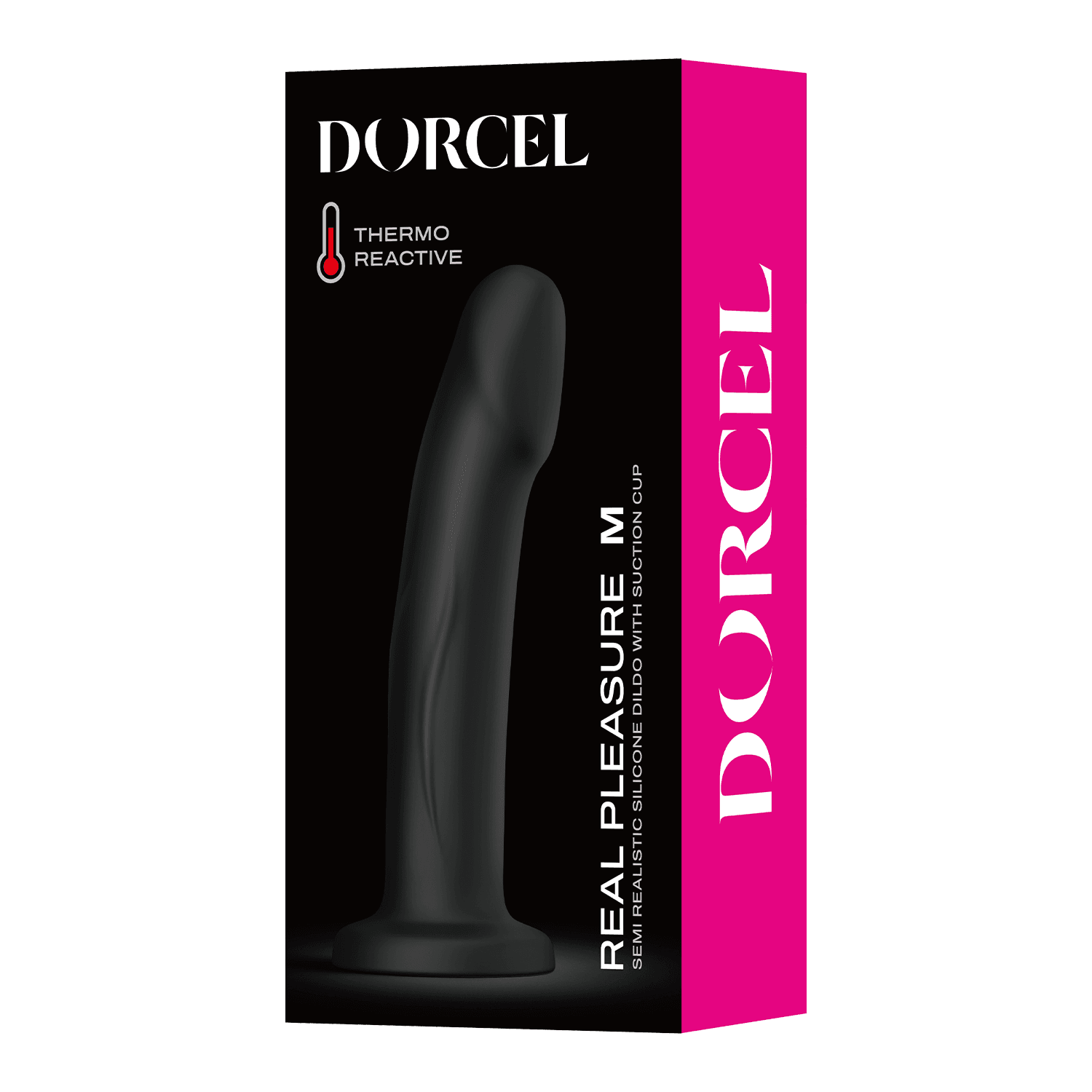 Dorcel - Real Pleasure Dildo - Maat M - Zwart 2