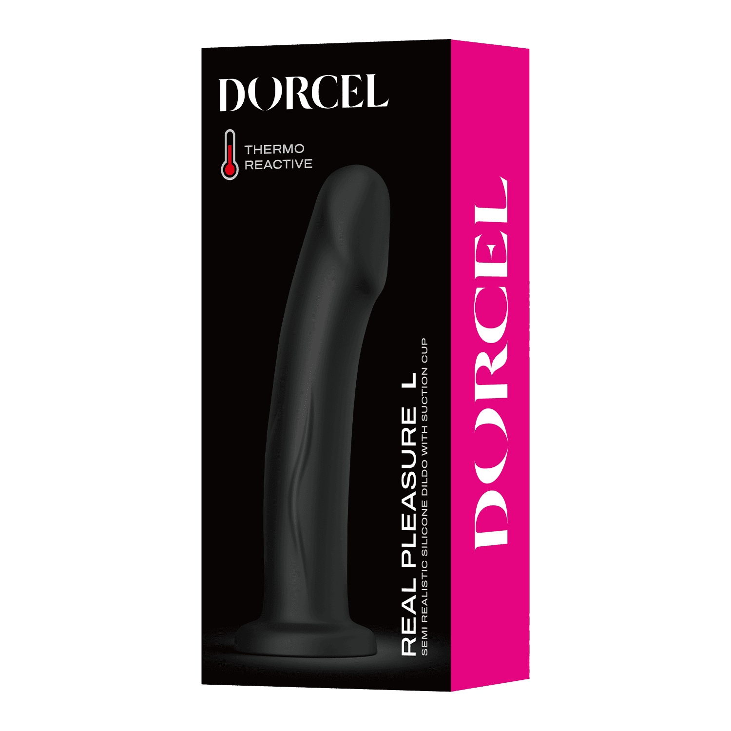 Dorcel - Real Pleasure Dildo - Maat L - Zwart 2