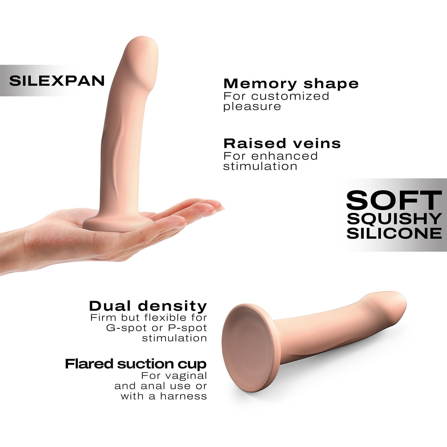 Dorcel - Real Pleasure Dildo - Maat L - Nude 6