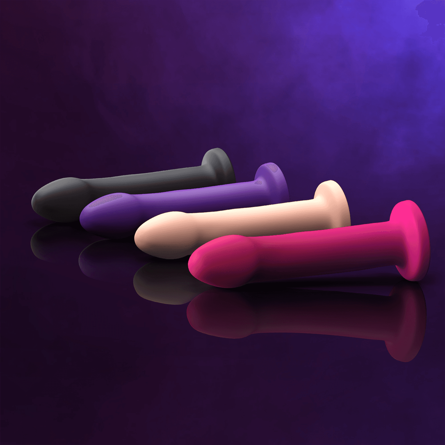 Dorcel - Real Pleasure Dildo - Maat M - Paars 7