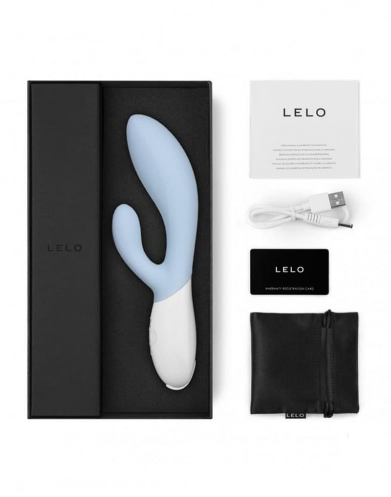 LELO - Ina 3 - Rabbit Vibrator - Seafoam 3