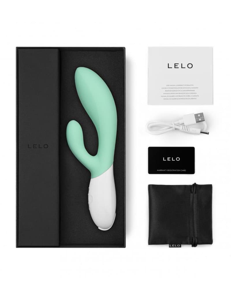 LELO - Ina 3 - Rabbit Vibrator - Seaweed 3