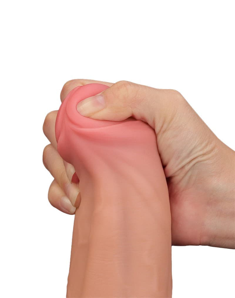 LoveToy - Sliding Skin Dildo 29 cm - Nude 10