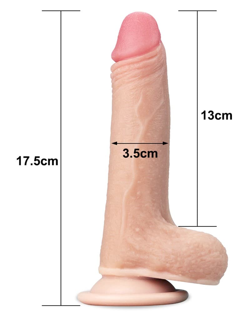 LoveToy - 7 inch Sliding Skin Dildo 5