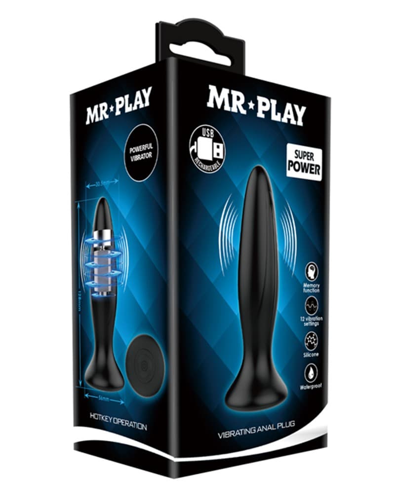 Mr. Play - Vibrerende Anaal Plug (art. 5019) 5