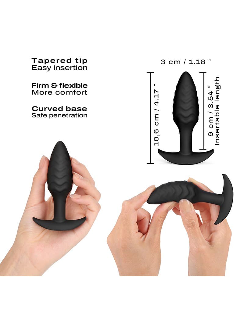Dorcel - Wavy Plug - Butt Plug - Zwart 3