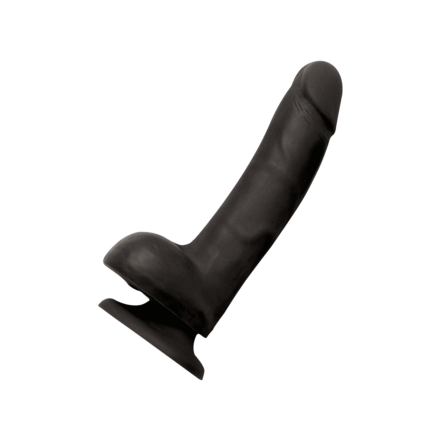 Strap-On-Me - Roterende & vibrerende realistische dildo - maat L - zwart 4