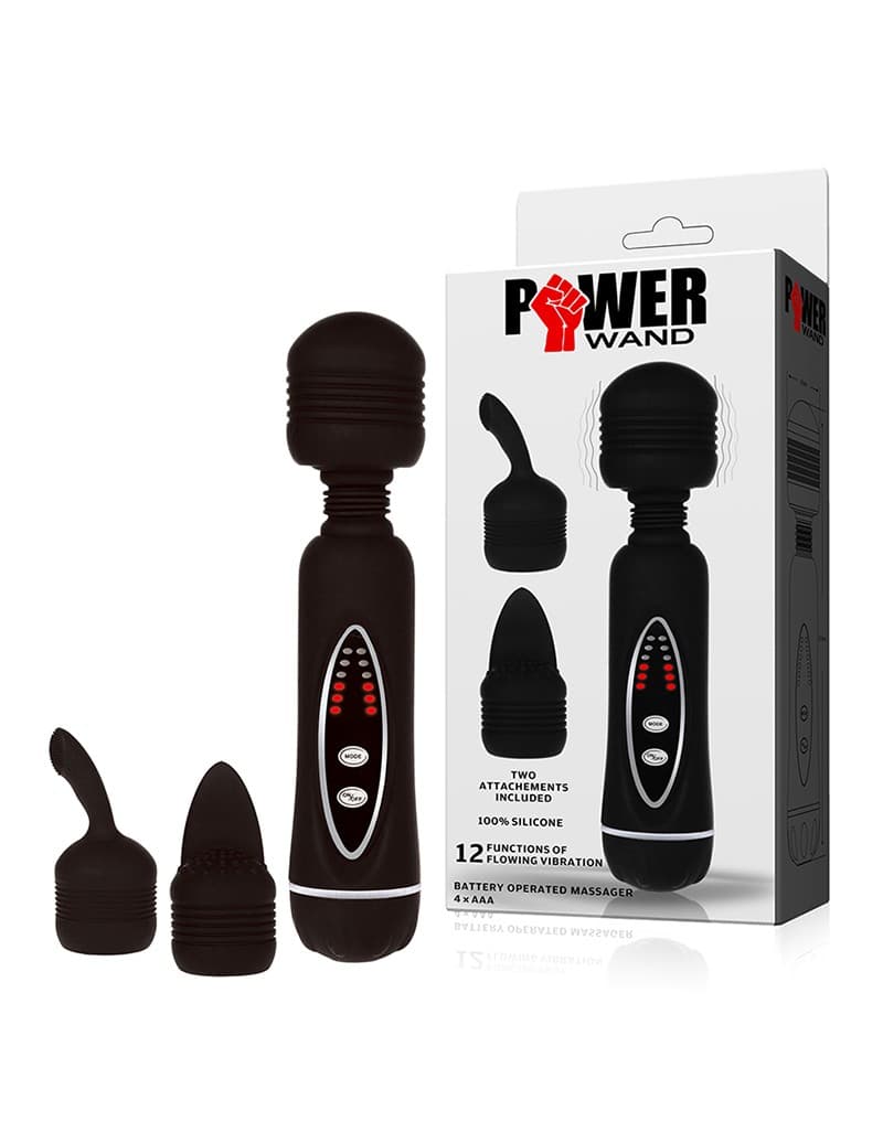 Black Power Wand with 2 Heads 3