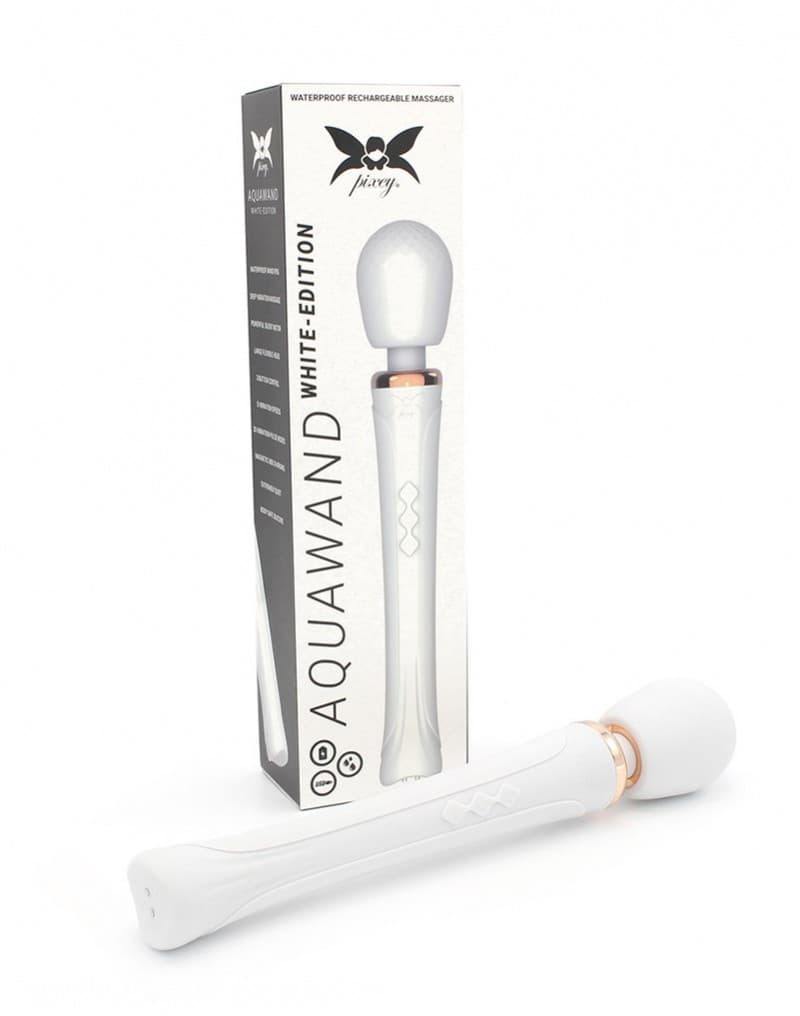 Pixey - Aquawand - Wand Vibrator - Wit 3