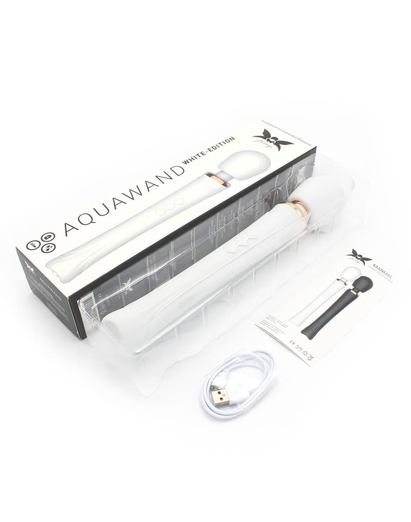 Pixey - Aquawand - Wand Vibrator - Wit 8