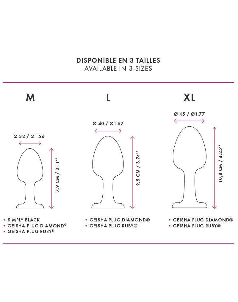Dorcel - Geisha Plug Diamond L - 6071304 4