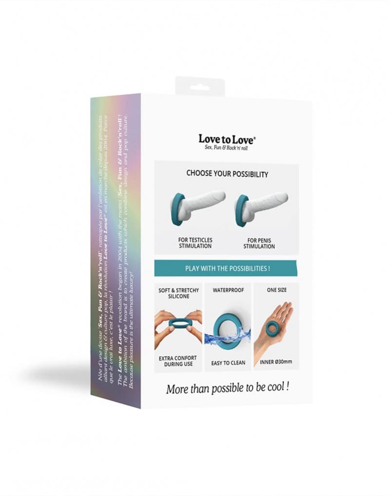 Love to Love - Cool Ring - Cock Ring - Blauw 3