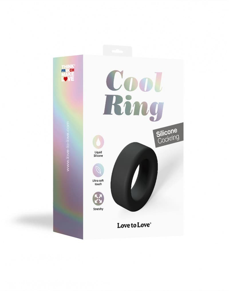 Love to Love - Cool Ring - Cock Ring - Zwart 2