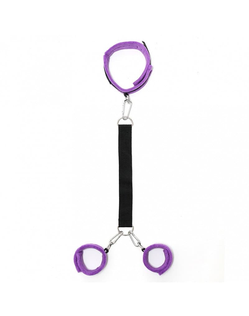 Rimba - Soft Bondage halsband met handboeien (art. 7029) 3