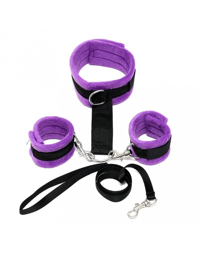 Rimba - Soft Bondage halsband met handboeien (art. 7031) 4