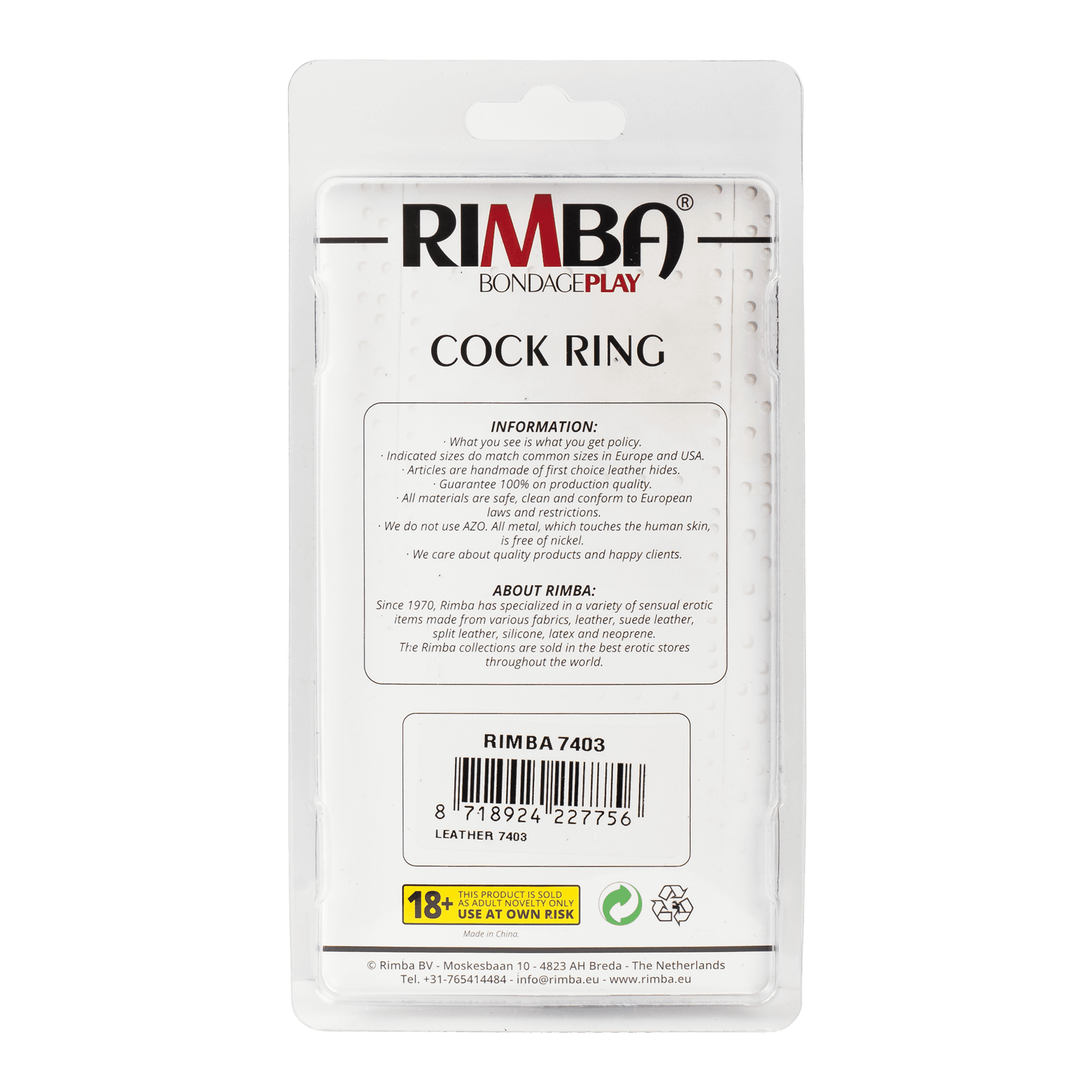 Rimba - Penisband versierd met studs 6