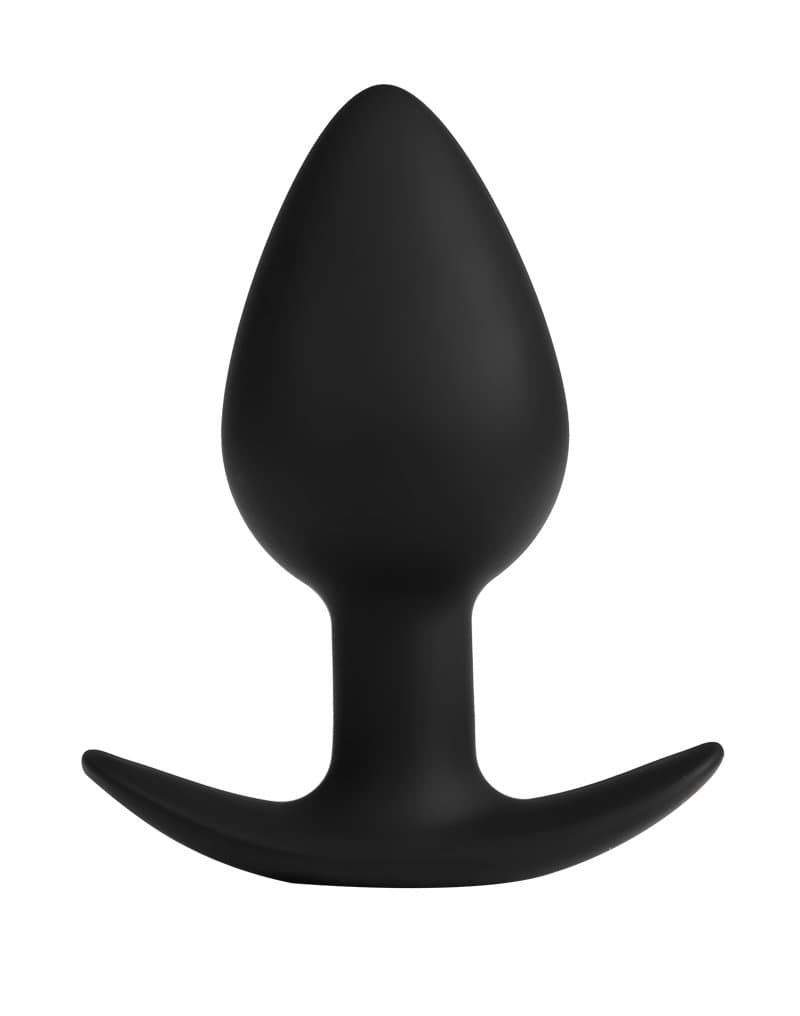 Rimba Electro Play – E-Stim Anale Plug - Bi-Polair - Zwart (art. 7903)
